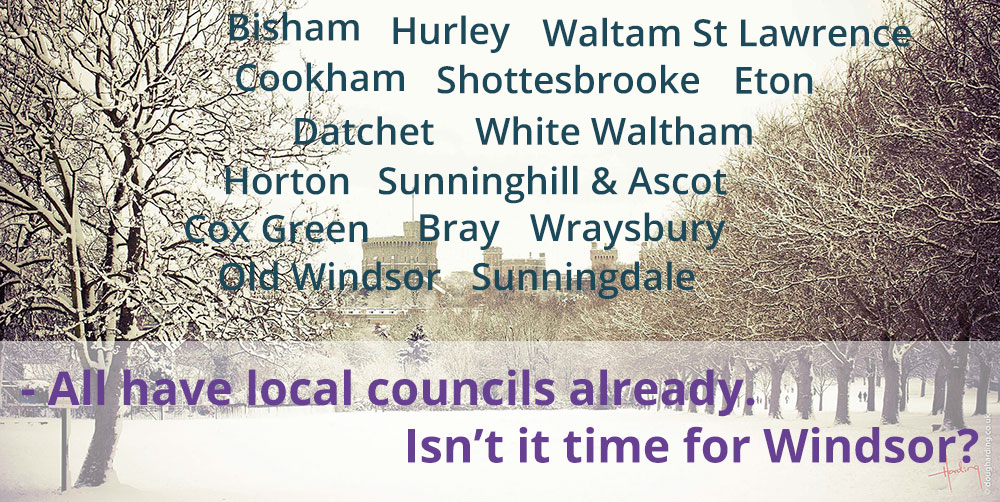Existing local councils across the Royal Borough of Windsor and Maidenhead